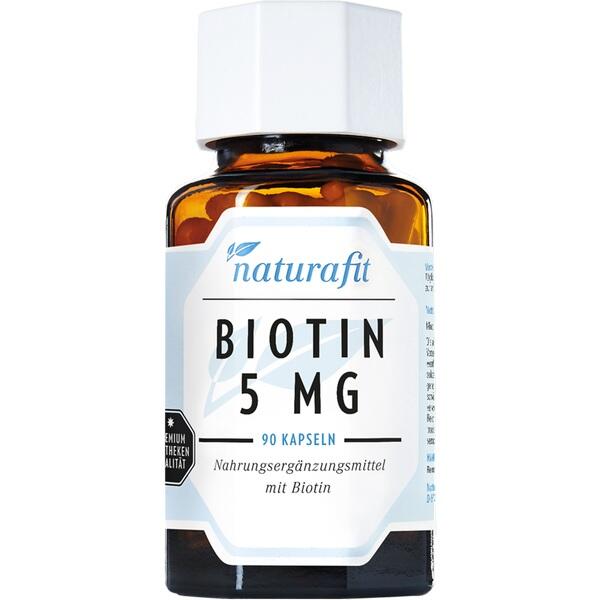 NATURAFIT Biotin 5 mg Kapseln