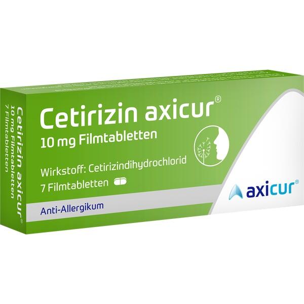 CETIRIZIN axicur 10 mg Filmtabletten
