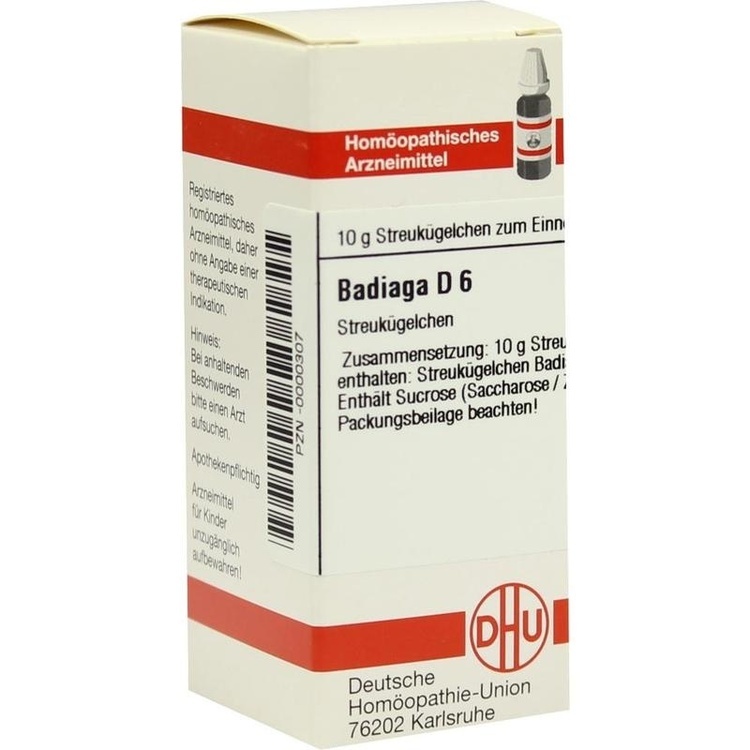 BADIAGA D 6 Globuli 10 g