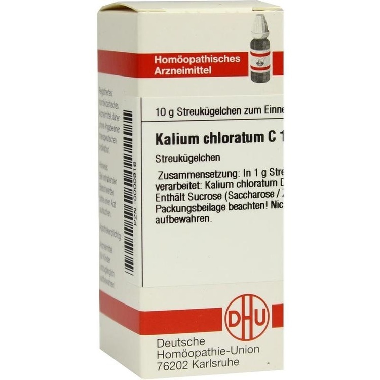 KALIUM CHLORATUM C 12 Globuli 10 g