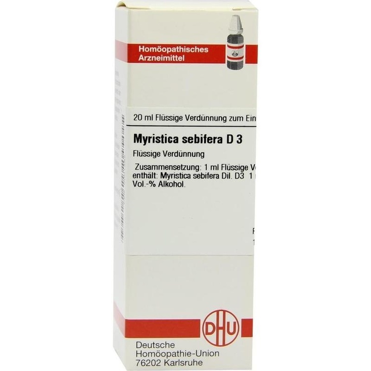 MYRISTICA SEBIFERA D 3 Dilution 20 ml