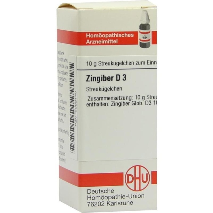 ZINGIBER D 3 Globuli 10 g