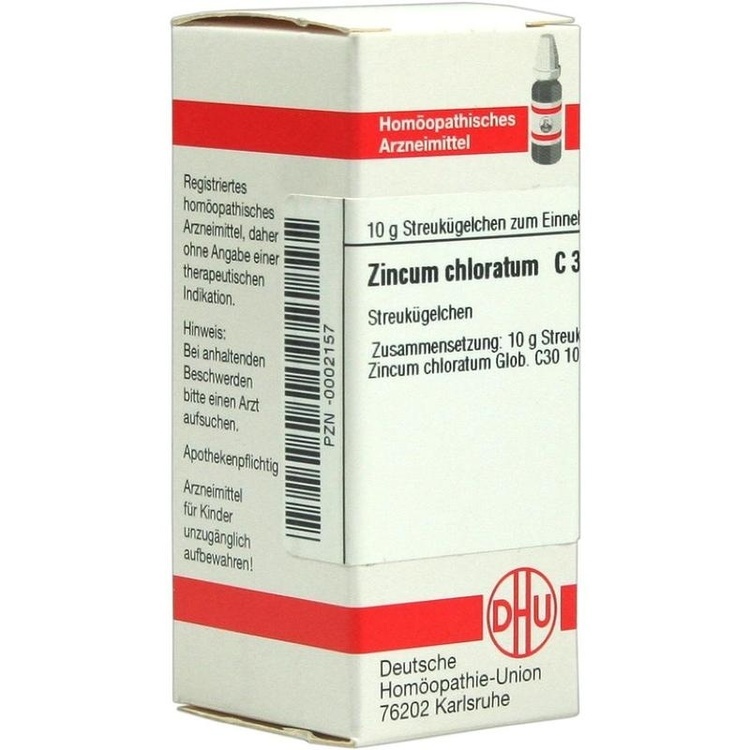 ZINCUM CHLORATUM C 30 Globuli 10 g