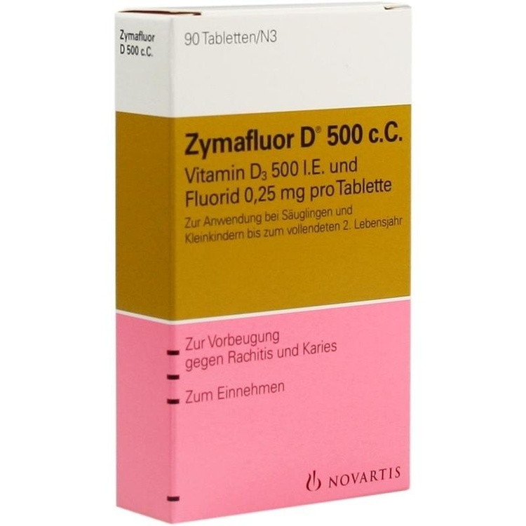 ZYMAFLUOR D 500 C C Tabletten 90 St