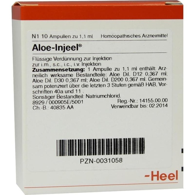 ALOE INJEEL Ampullen 10 St