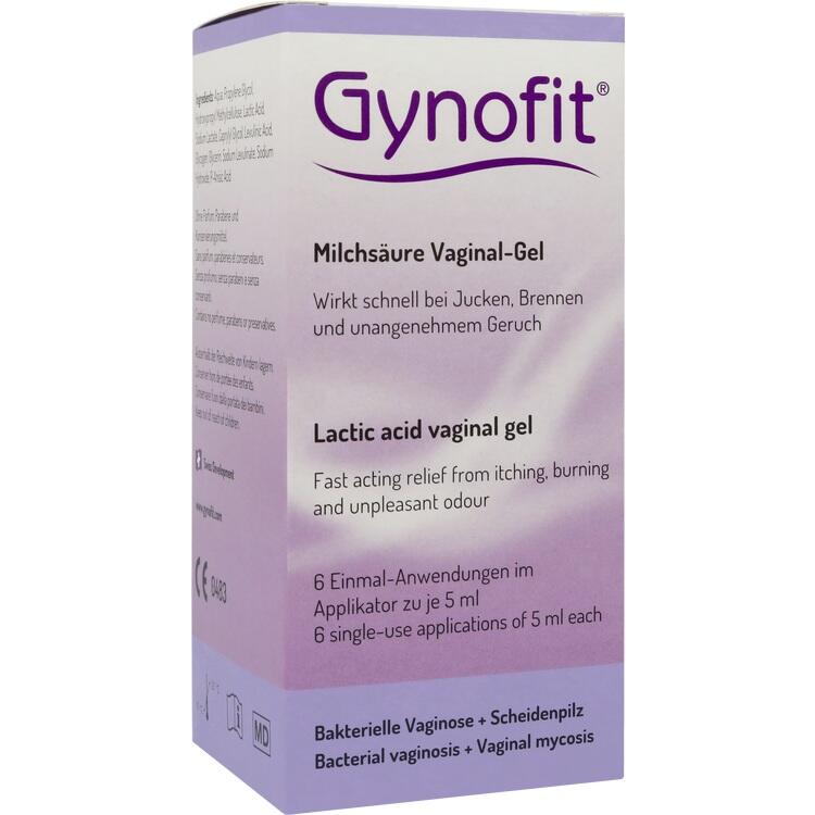 GYNOFIT Vaginal Gel a.Bas.v.Milchsäure+Glycoge 6X5 ml