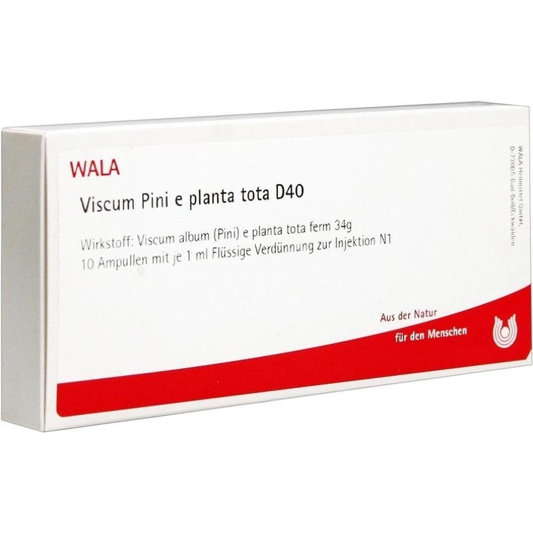 VISCUM PINI e planta tota D 40 Ampullen 10X1 ml