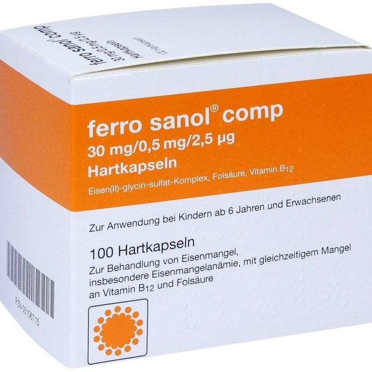 FERRO SANOL comp. Hartkaps.m.msr.überz.Pellets 100 St