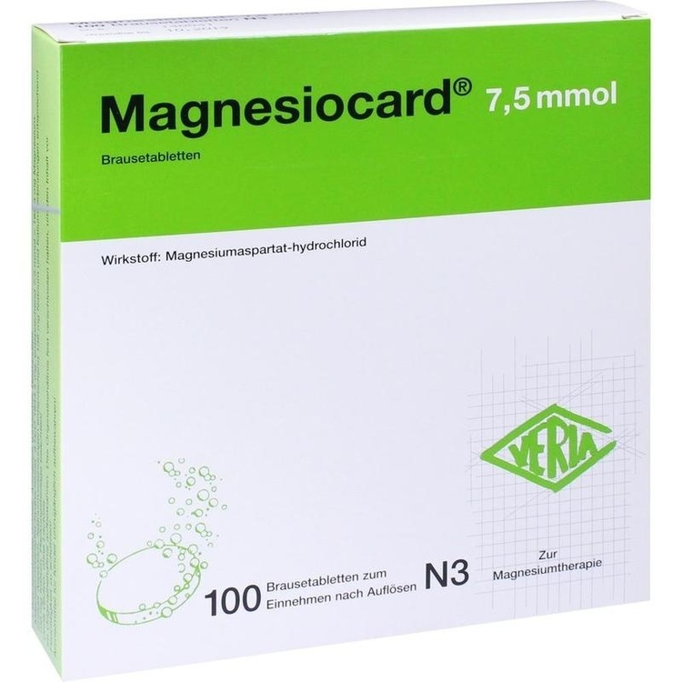MAGNESIOCARD 7,5 mmol Brausetabletten 100 St