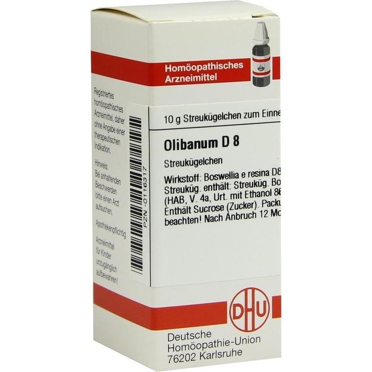 OLIBANUM D 8 Globuli 10 g