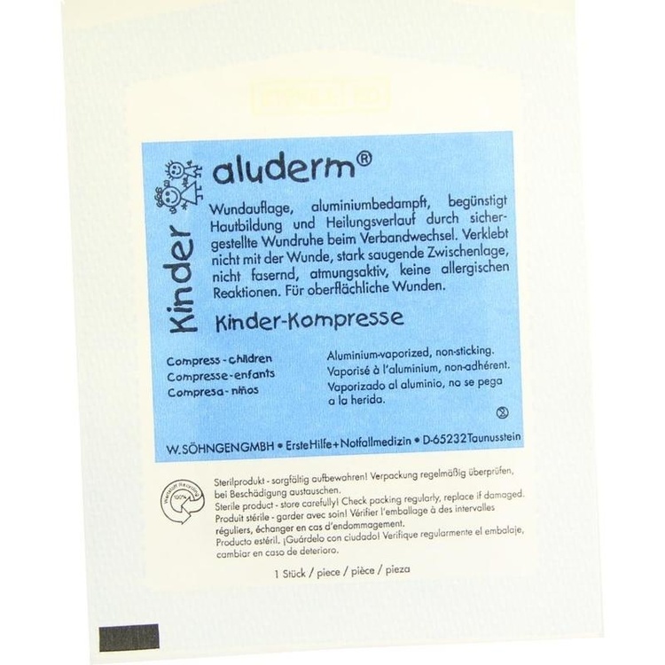 ALUDERM Kinder Kompressen 6x8 cm 1 St