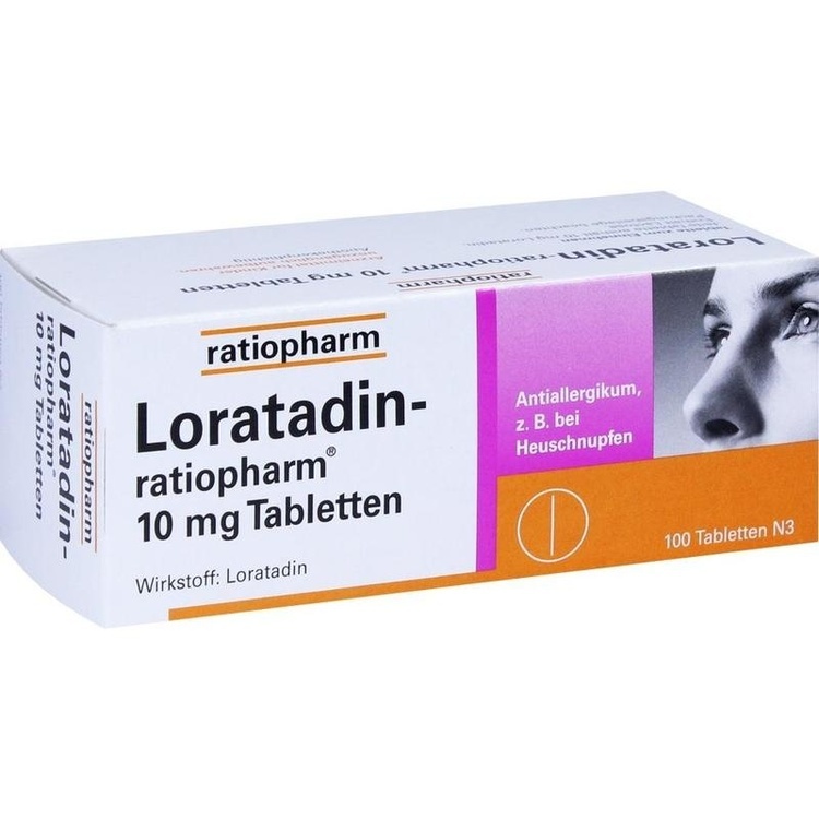 LORATADIN-ratiopharm 10 mg Tabletten 100 St