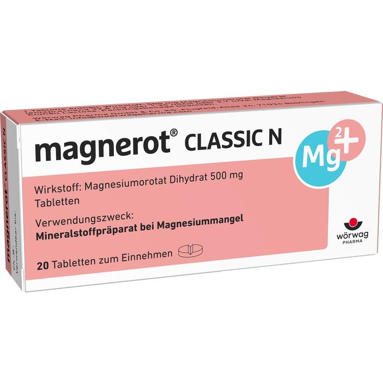 MAGNEROT CLASSIC N Tabletten 20 St