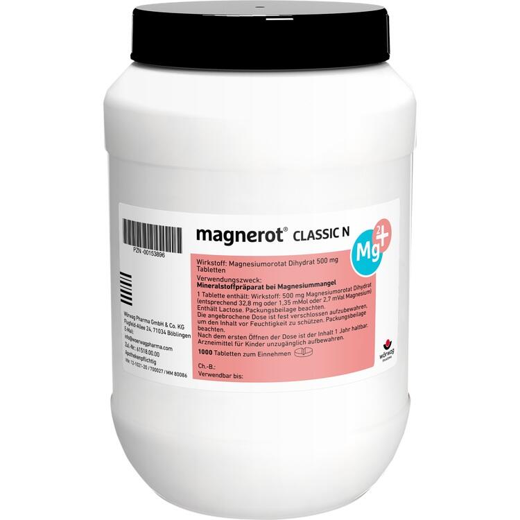 MAGNEROT CLASSIC N Tabletten 1000 St