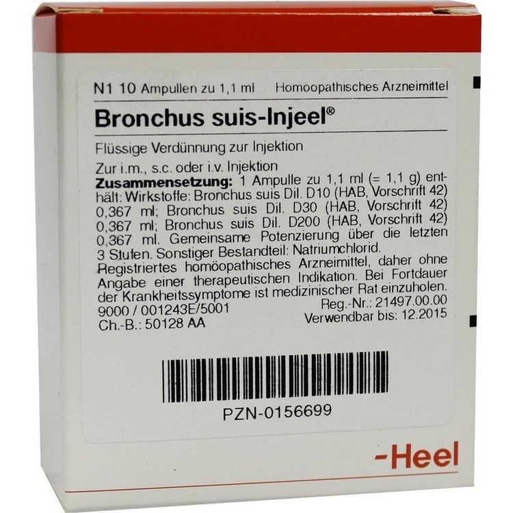 BRONCHUS suis Injeel Ampullen 10 St