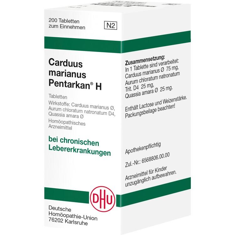 CARDUUS MARIANUS PENTARKAN H Tabletten 200 St