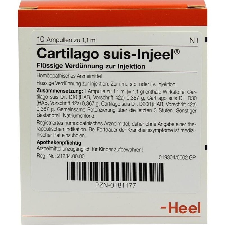 CARTILAGO suis Injeel Ampullen 10 St