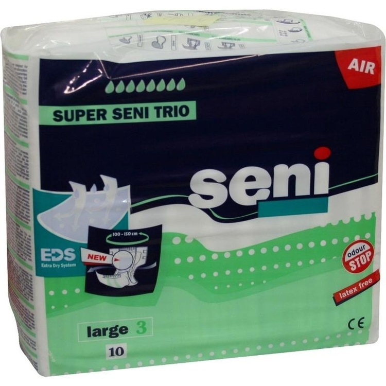 SUPER SENI Trio Inkontinenzslip L 10 St