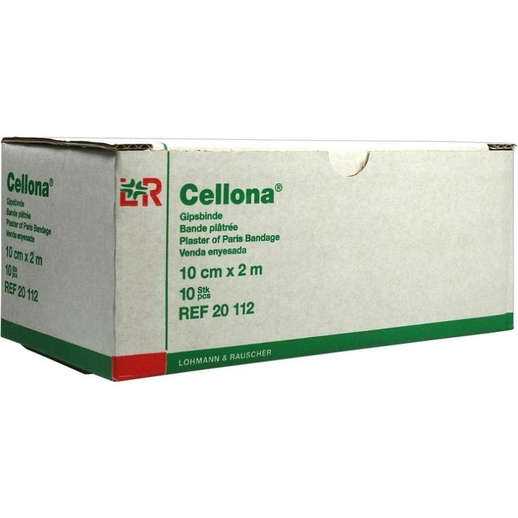 CELLONA Gipsbinden 10 cmx2 m 10 St