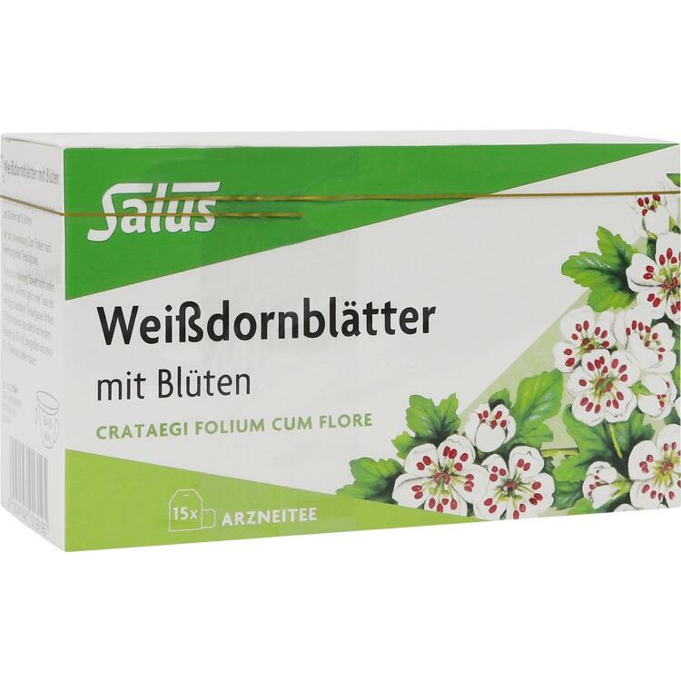 WEISSDORNBLÄTTER m.Blüten Arzneitee Bio Salus Fbtl 15 St