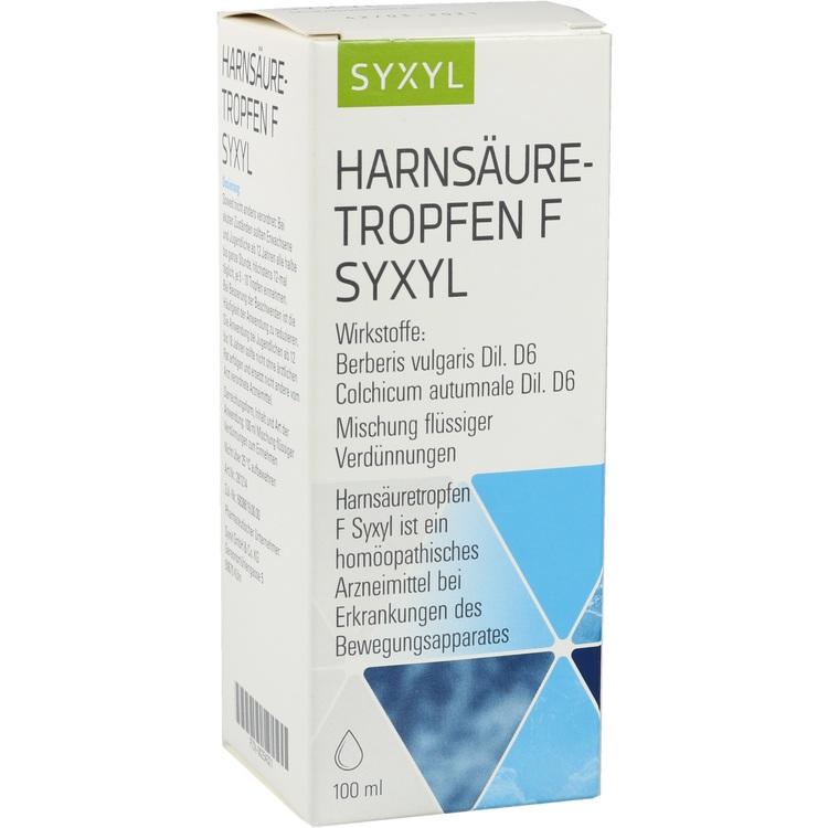 HARNSÄURETROPFEN F Syxyl Lösung 100 ml