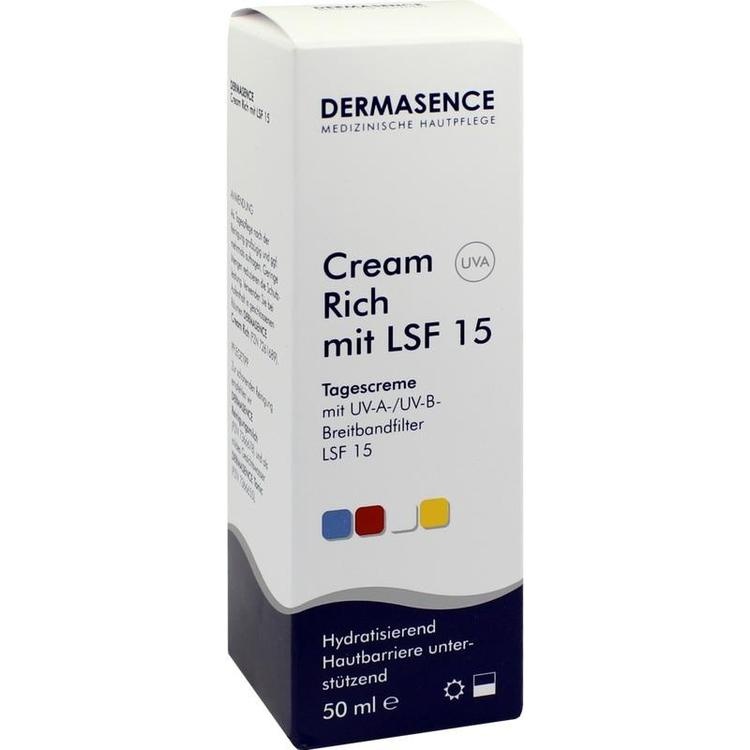 DERMASENCE Cream rich LSF 15 50 ml
