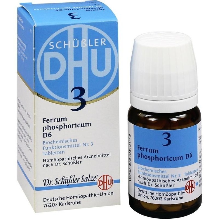 BIOCHEMIE DHU 3 Ferrum phosphoricum D 6 Tabletten 80 St
