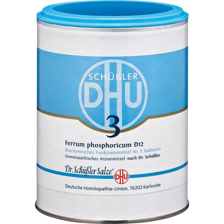 BIOCHEMIE DHU 3 Ferrum phosphoricum D 12 Tabletten 1000 St