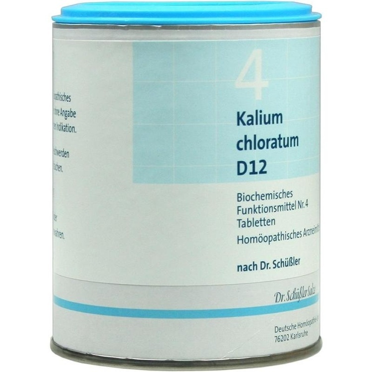 BIOCHEMIE DHU 4 Kalium chloratum D 12 Tabletten 1000 St