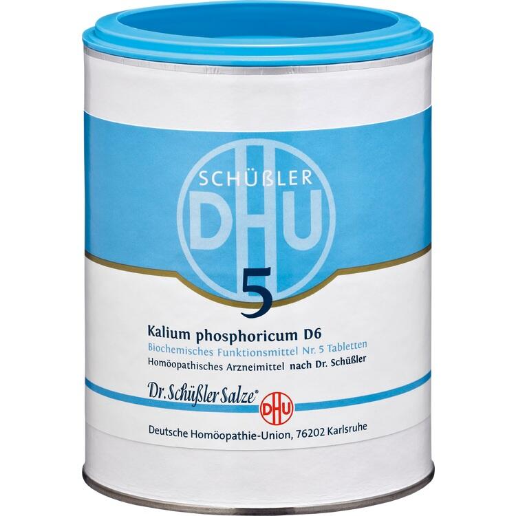 BIOCHEMIE DHU 5 Kalium phosphoricum D 6 Tabletten 1000 St