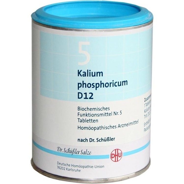 BIOCHEMIE DHU 5 Kalium phosphoricum D 12 Tabletten 1000 St