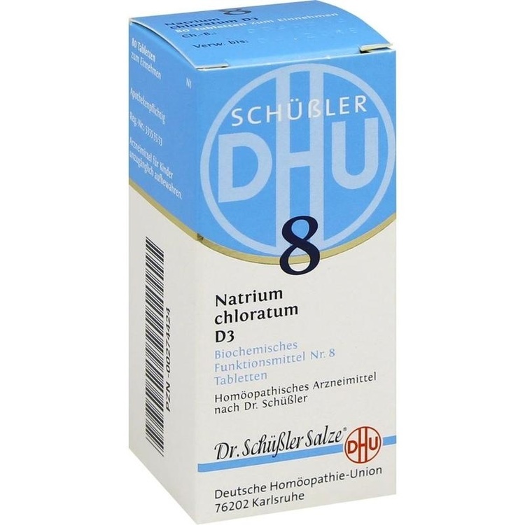 BIOCHEMIE DHU 8 Natrium chloratum D 3 Tabletten 80 St