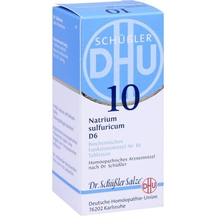 BIOCHEMIE DHU 10 Natrium sulfuricum D 6 Tabletten 80 St