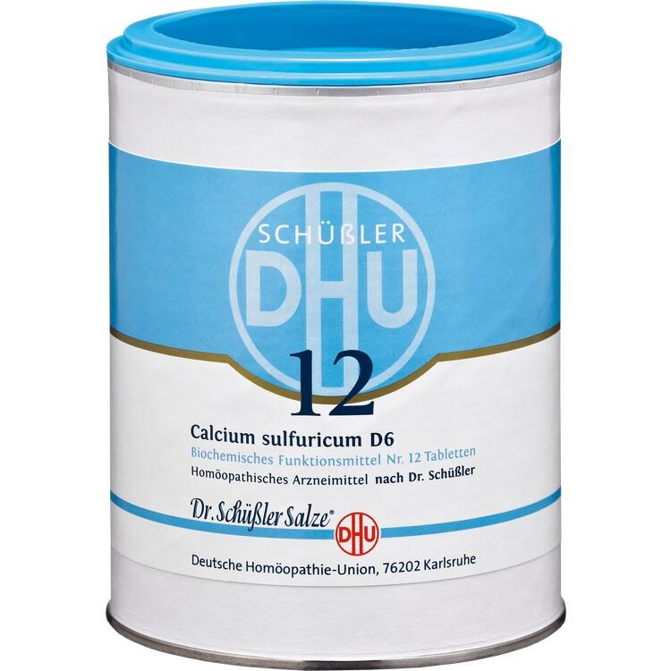 BIOCHEMIE DHU 12 Calcium sulfuricum D 6 Tabletten 1000 St
