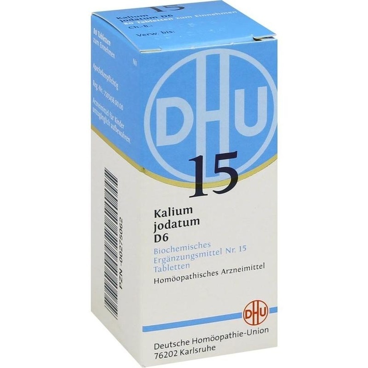 BIOCHEMIE DHU 15 Kalium jodatum D 6 Tabletten 80 St