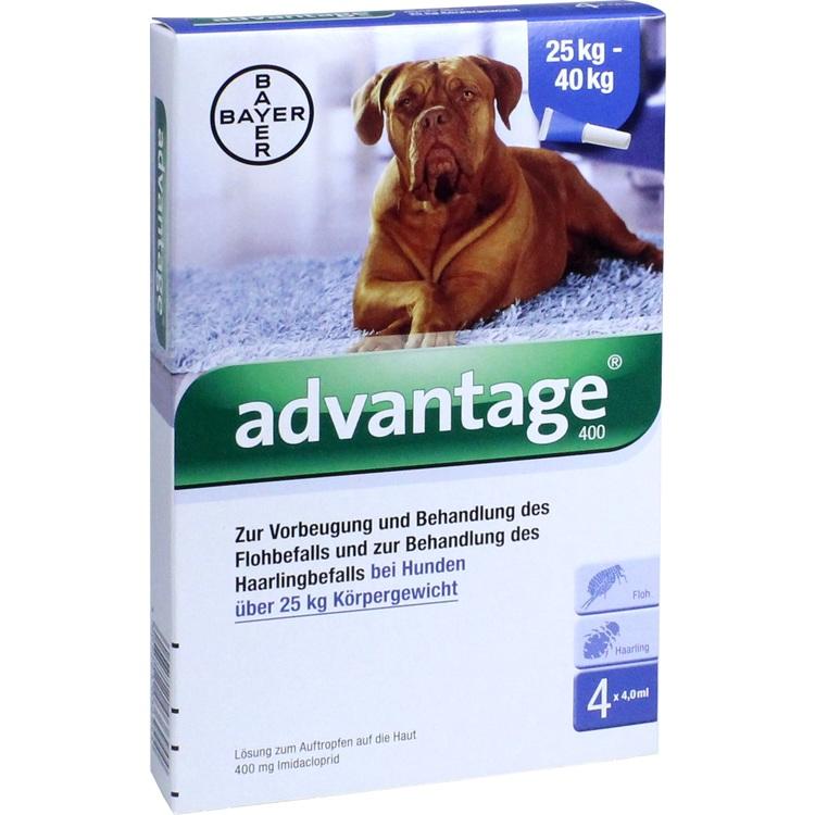 ADVANTAGE 400 Lösung Pipetten f.Hunde ab 25 kg 1X4 St