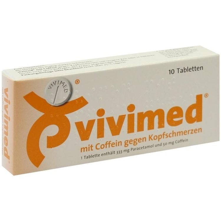 VIVIMED mit Coffein gegen Kopfschmerzen Tabletten 10 St