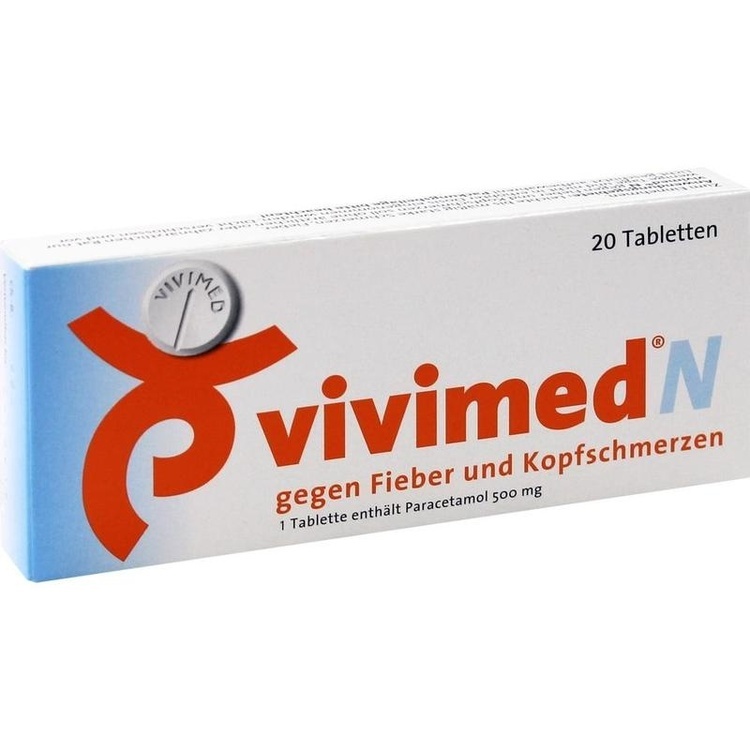 VIVIMED N gegen Fieber und Kopfschmerzen Tabletten 20 St