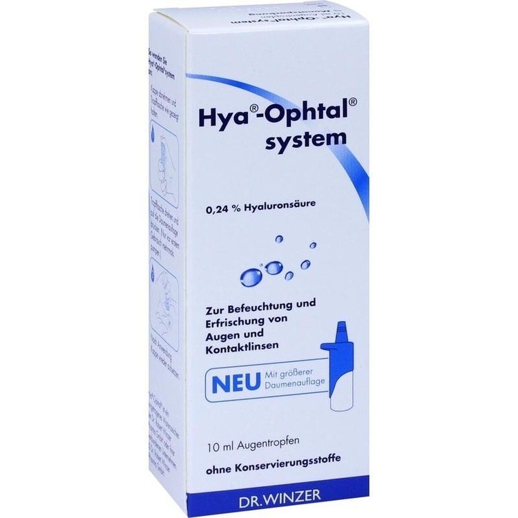 HYA-OPHTAL system Augentropfen 10 ml