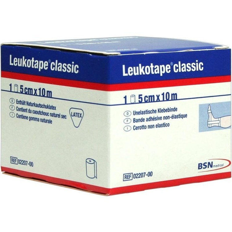 LEUKOTAPE Classic 5 cmx10 m weiß 1 St