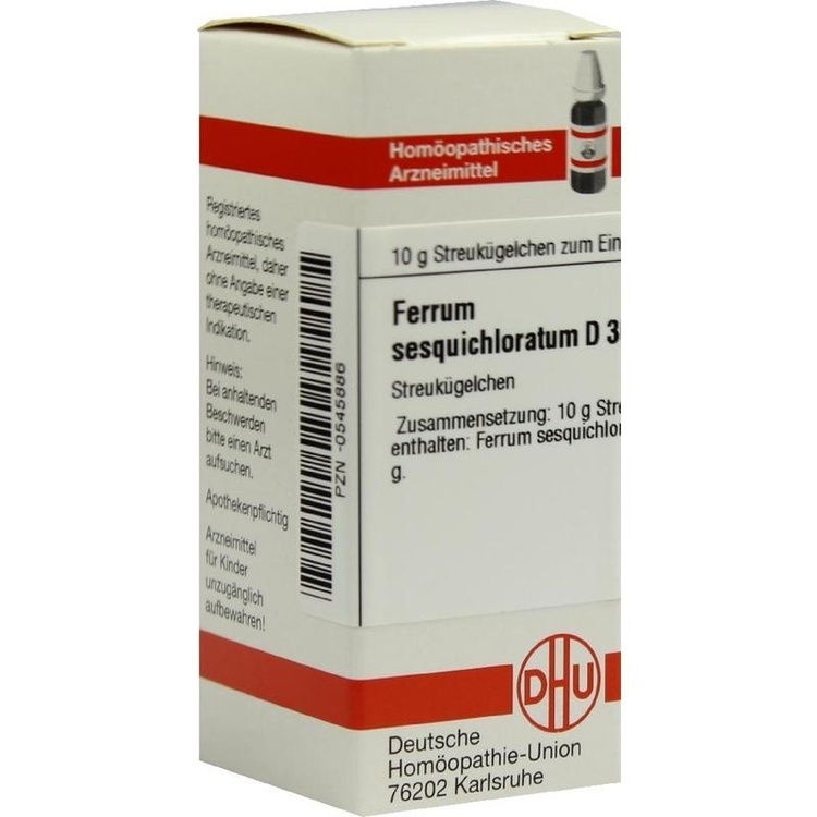 FERRUM SESQUICHLORATUM D 30 Globuli 10 g