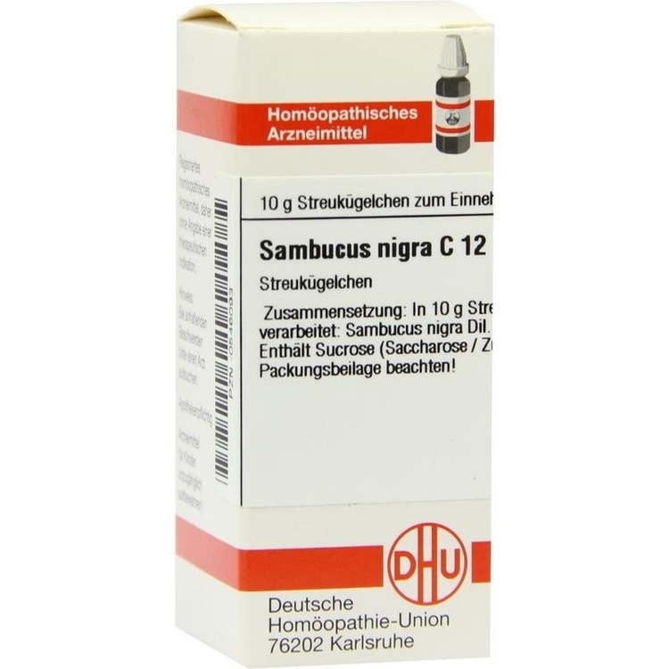 SAMBUCUS NIGRA C 12 Globuli 10 g