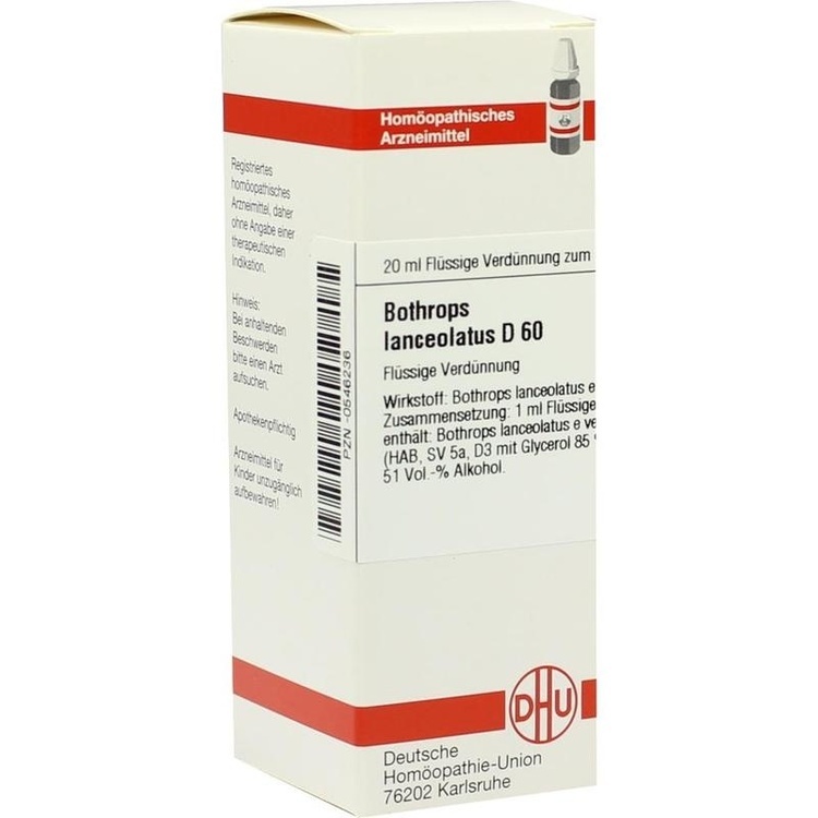 BOTHROPS lanceolatus D 60 Dilution 20 ml