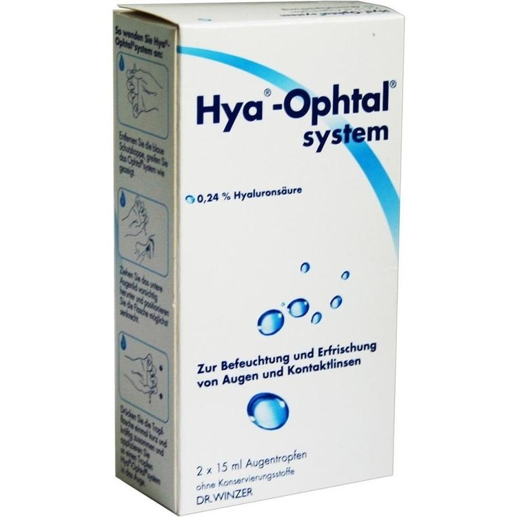 HYA-OPHTAL system Augentropfen 2X15 ml
