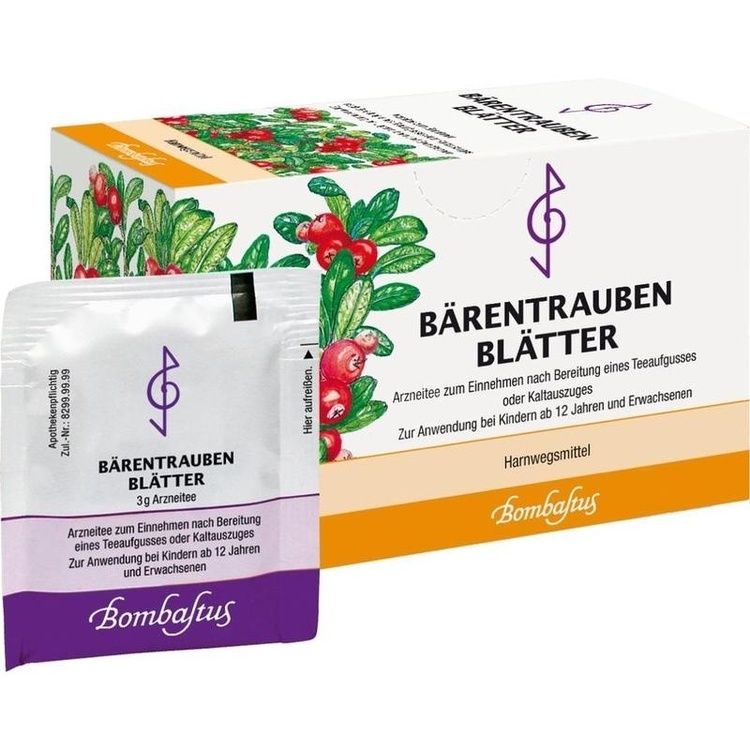 BÄRENTRAUBENBLÄTTER Filterbeutel 20X3 g