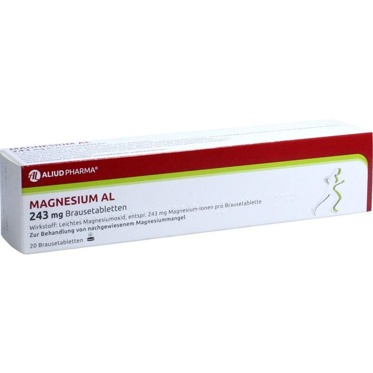 MAGNESIUM AL 243 mg Brausetabletten 20 St