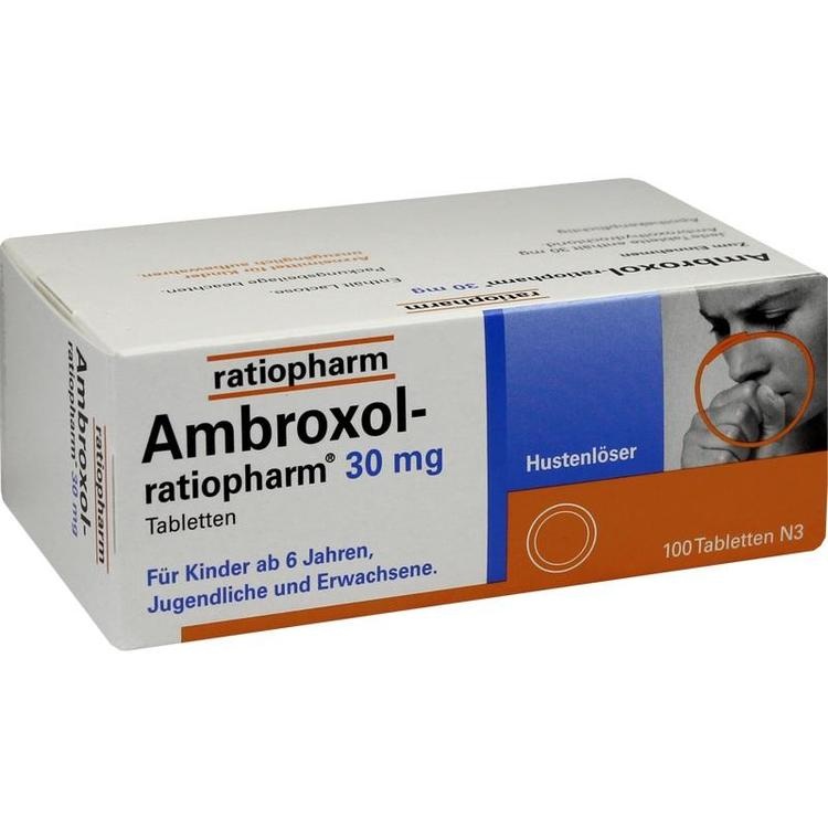 AMBROXOL-ratiopharm 30 mg Hustenlöser Tabletten 100 St