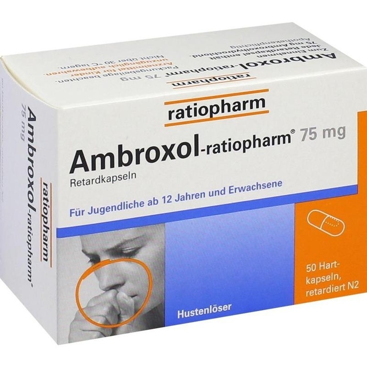 AMBROXOL-ratiopharm 75 mg Hustenlöser Retardkaps. 50 St