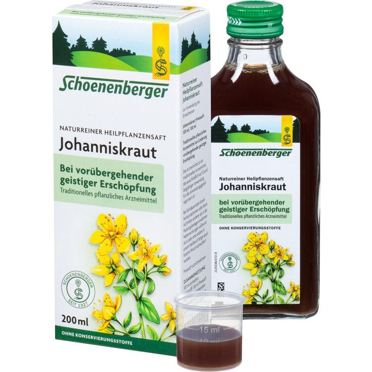 JOHANNISKRAUT SAFT Schoenenberger 200 ml