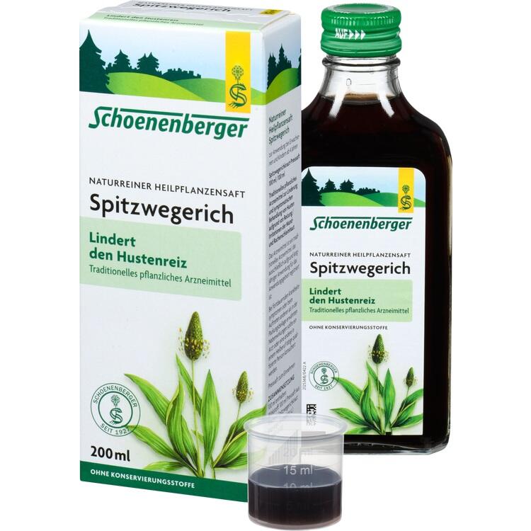 SPITZWEGERICHSAFT Schoenenberger 200 ml